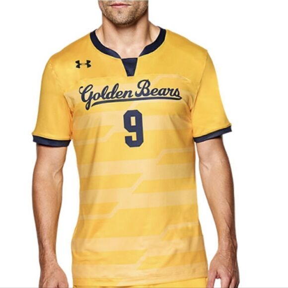 Bnwt!!Under armour Golden bears soccer jersey - Picture 1 of 9